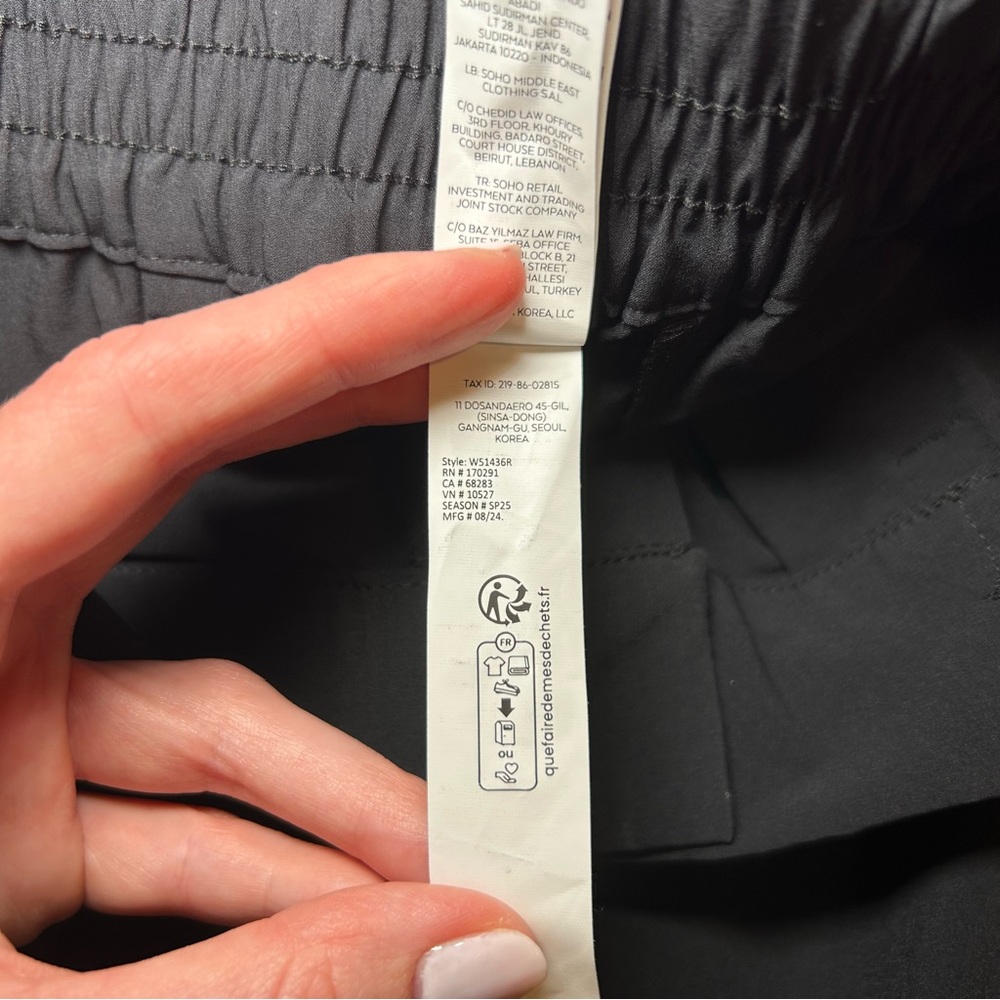 Alo Yoga High-Waist Pursuit Trouser Regular Black Size Extra Extra Small - Picture 12 of 14